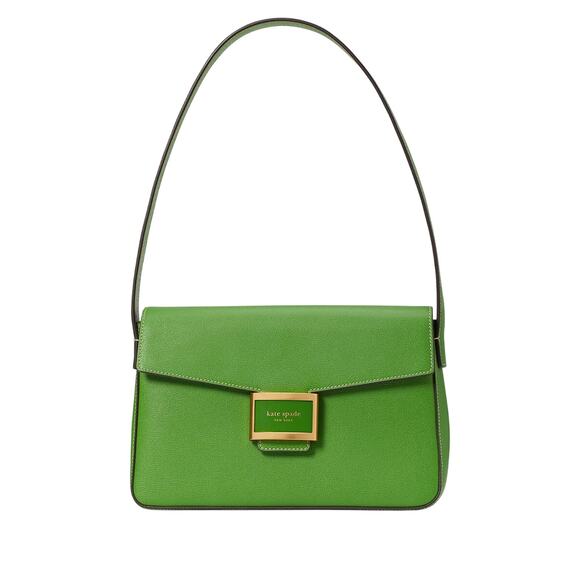 kate spade Handbags - Kate Spade New York Katy Medium Textured Shoulder Bag KS Green K8971 NWT